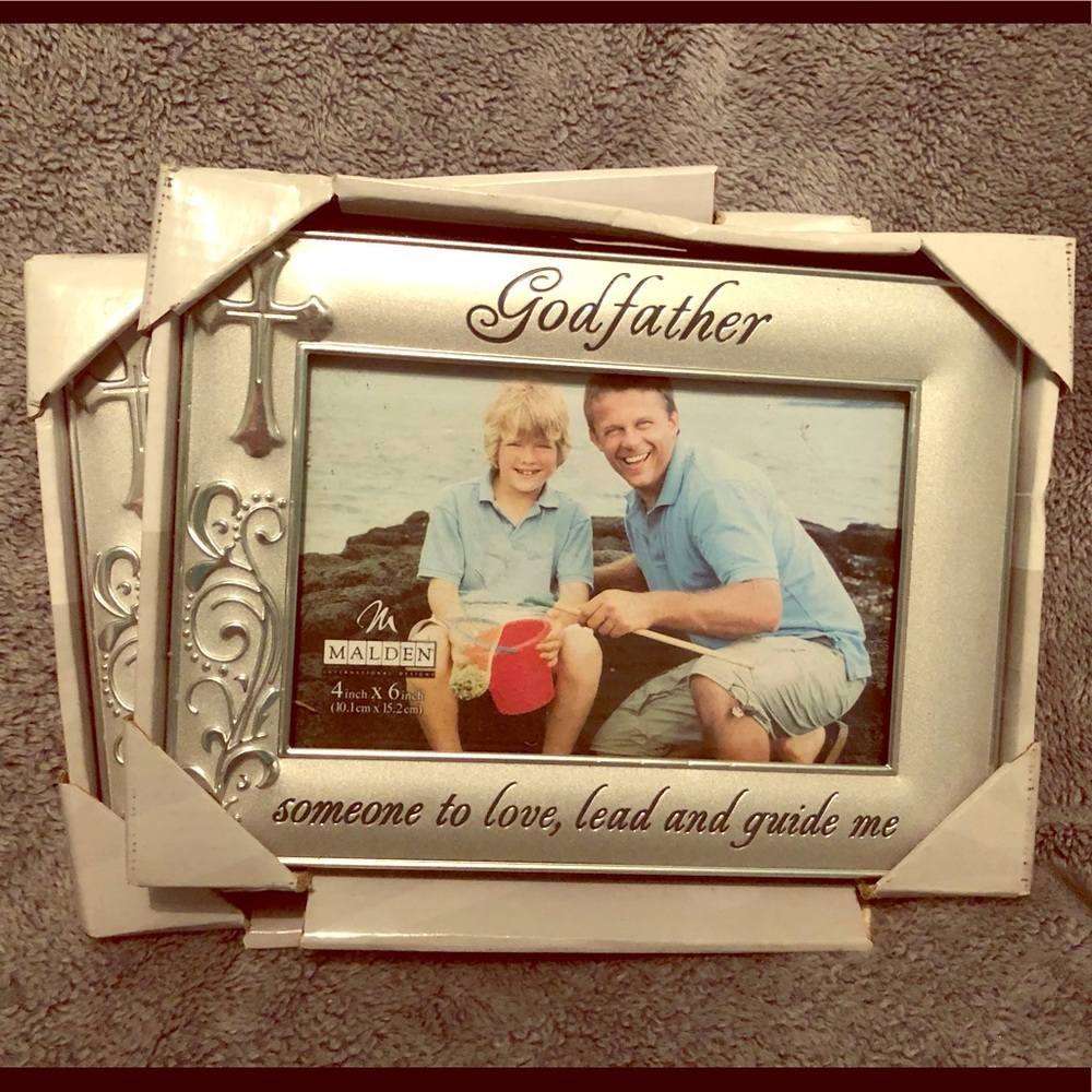 NWOT Godfather picture frame keepsake